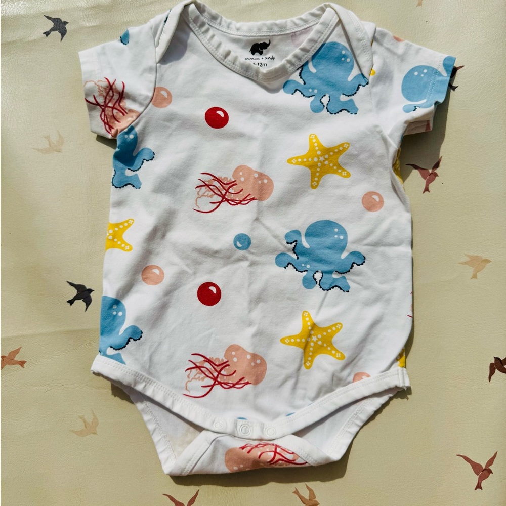 Monica + Andy Organic Under the Sea Bodysuit